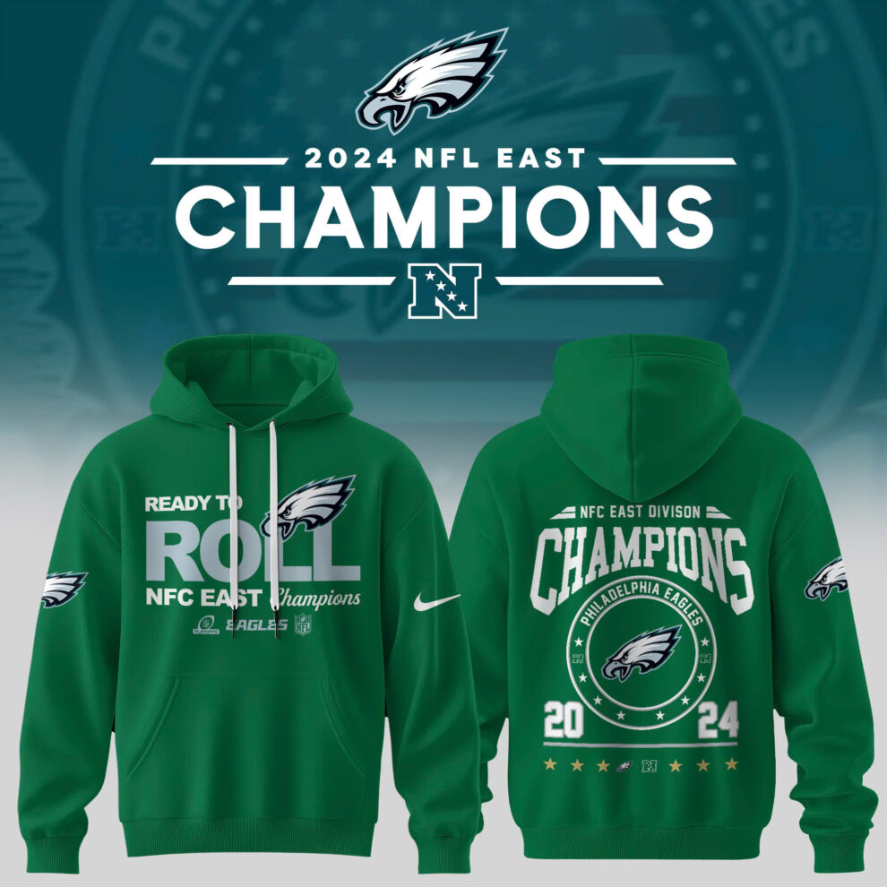 2024 NFC East Champions Philadelphia Eagles Hoodie