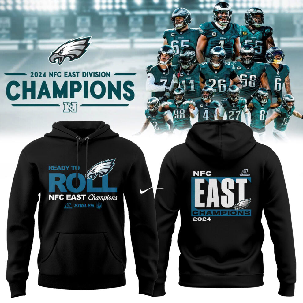 2024 NFC East Champions Philadelphia Eagles Hoodie