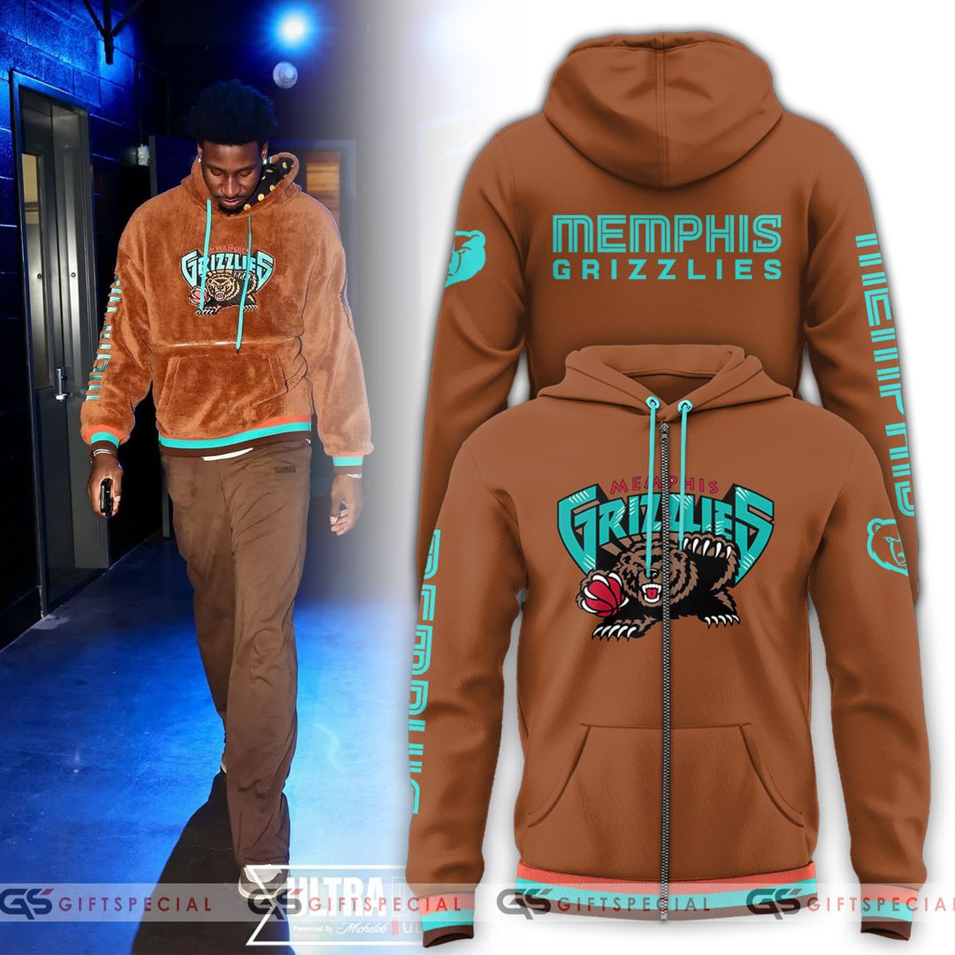 2024/25 Memphis Grizzlies Zip Hoodie