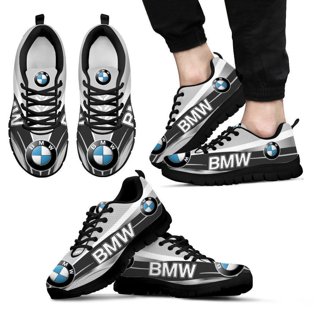 3D Printed BMW  Sneakers For Men & Women Ver1 (Grey)