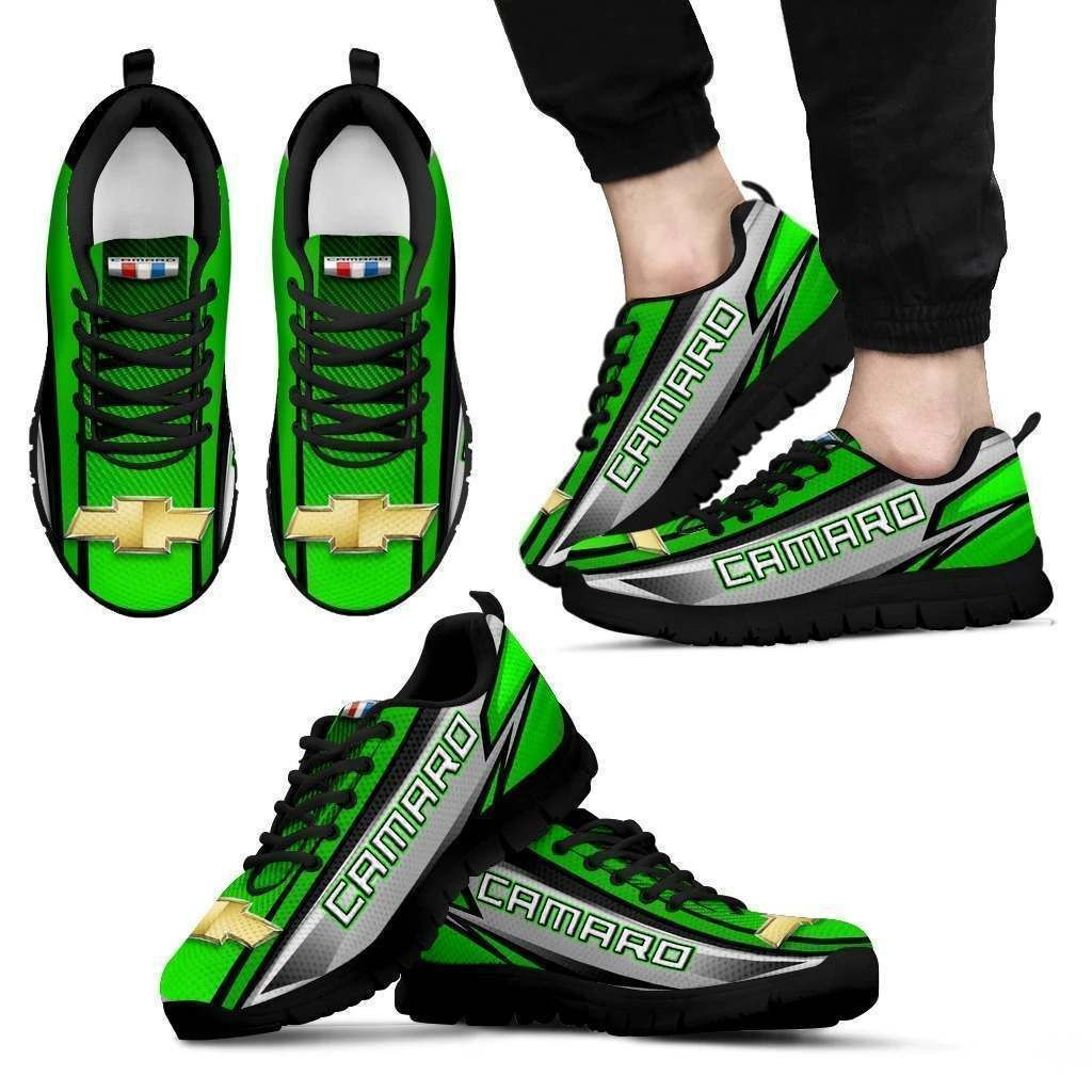 3D Printed Camaro Nta Sneakers For Men & Women Ver 8 (Green)