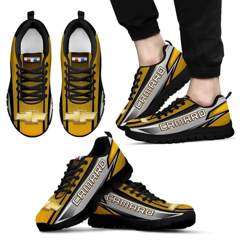 3D Printed Camaro Nta Sneakers For Men & Women Ver 8 (Yellow)