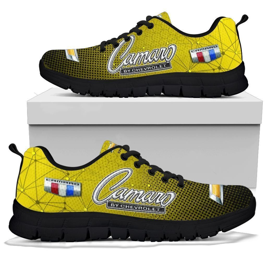 3D Printed Chevrolet Camaro- Nct Sneakers Ver1 For Men & Women (Yellow)