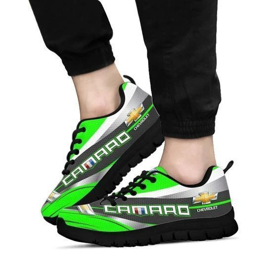 3D Printed Chevrolet Camaro Nta Sneakers For Men & Women Ver 10 (Green)