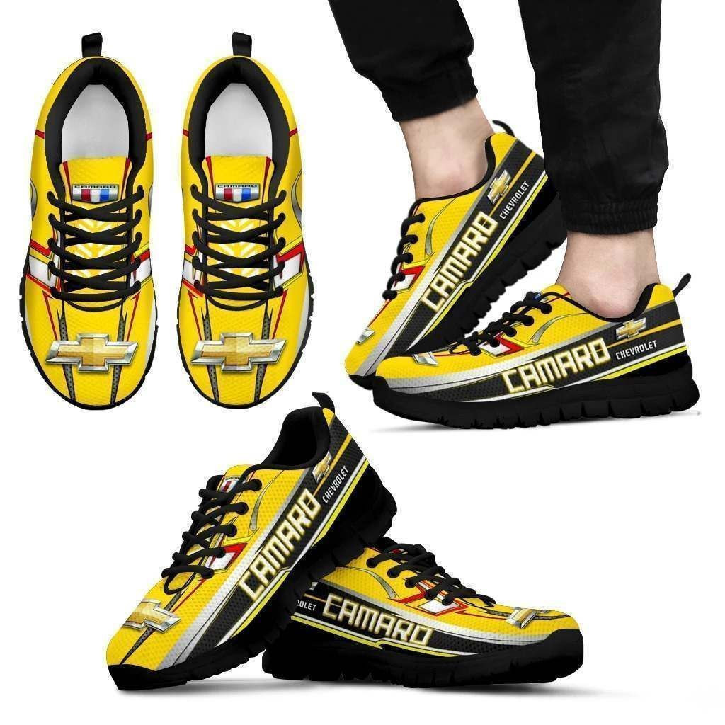 3D Printed Chevrolet Camaro Sneakers For Men & Women Ver 5 (Yellow)