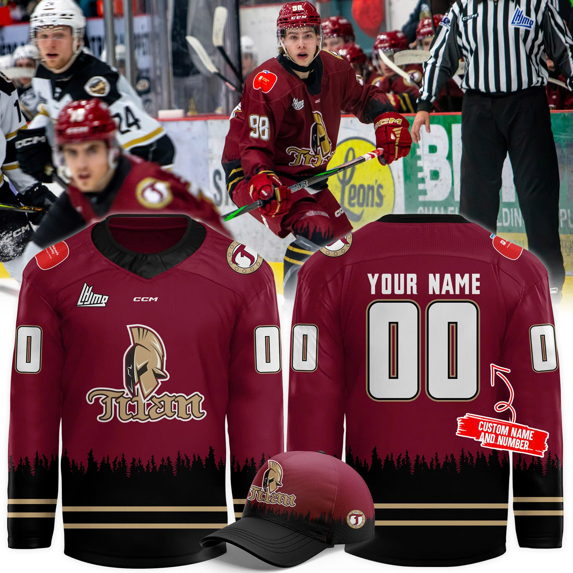 Acadie Bathurst Titan President’s Choice Children’s Charity Jersey