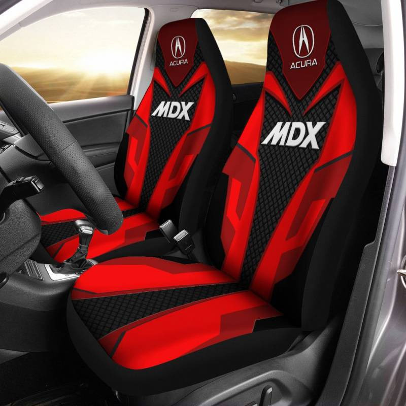 ACURA MDX VTH Car Seat Cover (Set of 2) Ver 1 (Red)