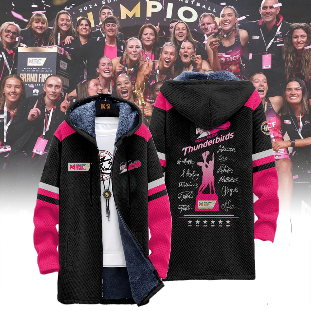 Adelaide Thunderbirds Fleece Wind  Champions Suncorp Super Netball