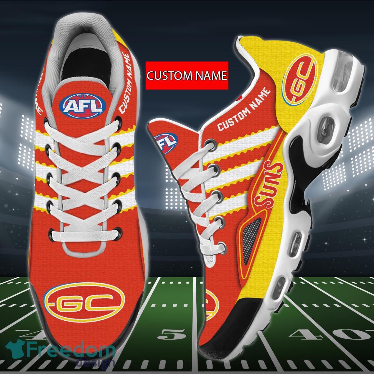 AFL Gold Coast Suns Personalized Name Air Cushion Sports Shoes Sneaker KLTNS220502