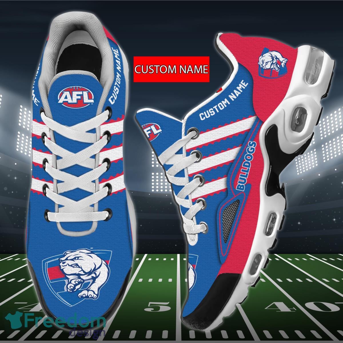 AFL Western Bulldogs Personalized Name Air Cushion Sports Shoes Sneaker KLTNS220512