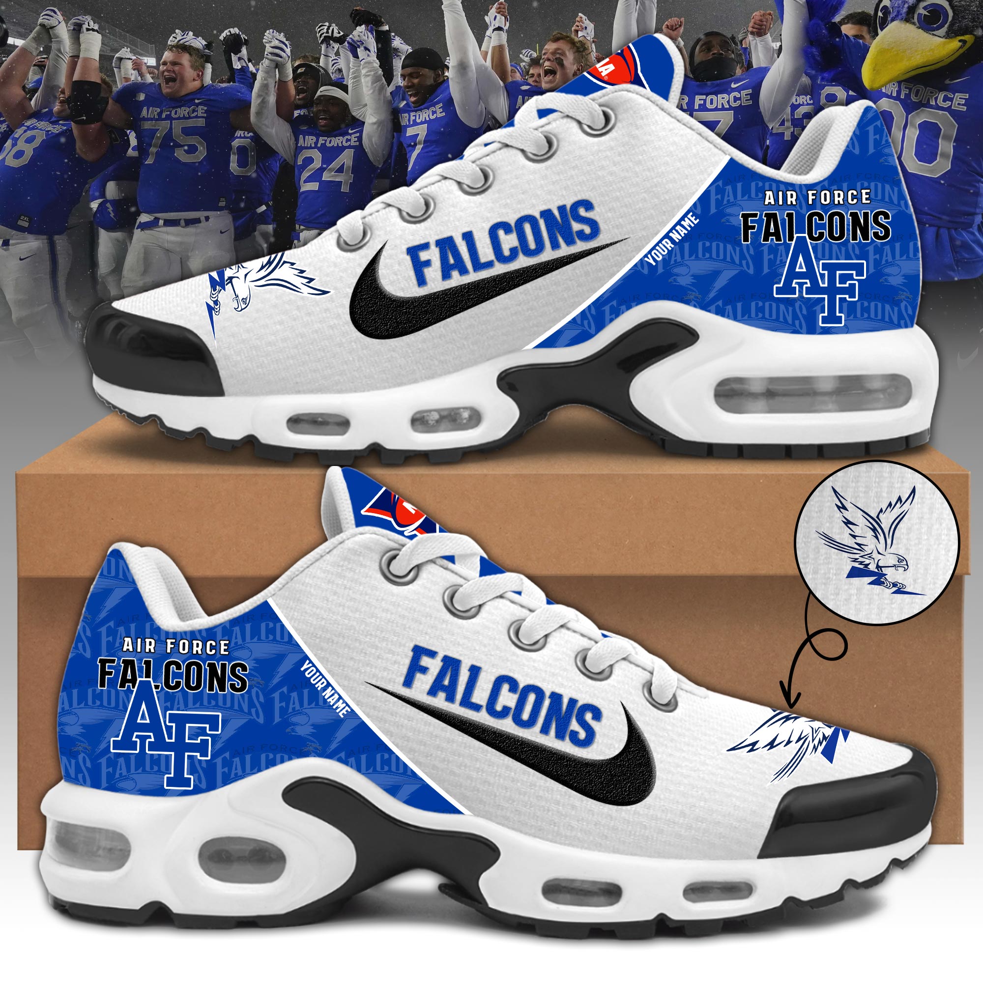 Air Force Falcons Personalized Shoes
