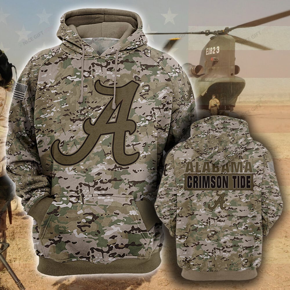 Alabama Crimson Tide Camouflage Hoodie