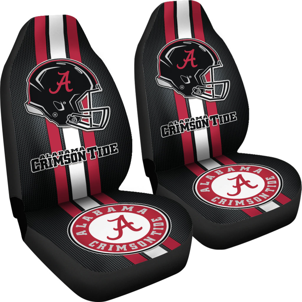 Alabama Crimson Tide Car Seat Covers Helmet DRC220819-03