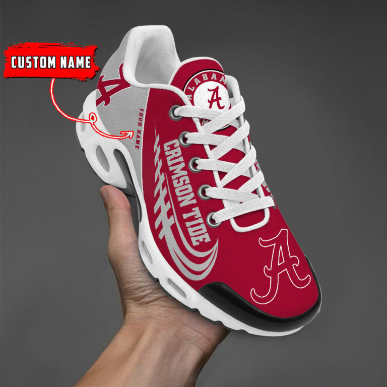 Alabama Crimson Tide Custom Name TN Shoes DS001
