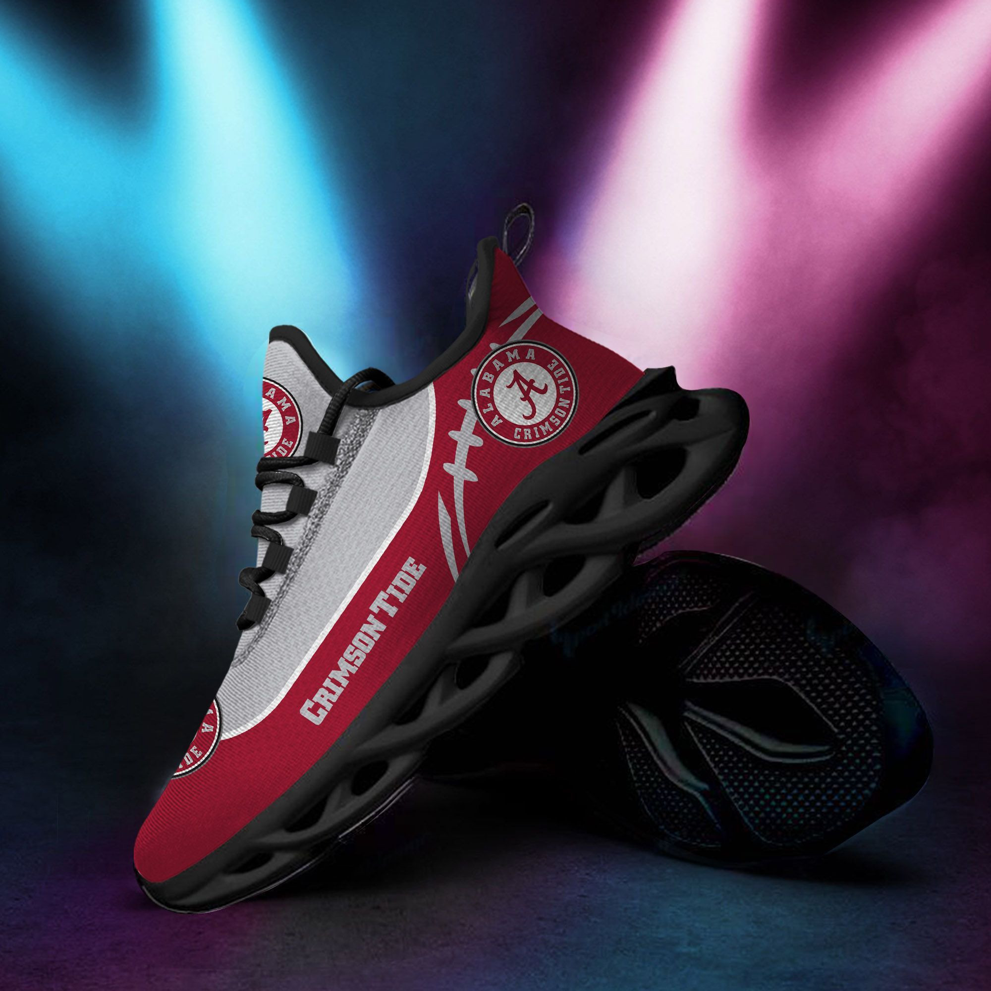 Alabama Crimson Tide Custom Personalized Max Soul Sneakers Shoes