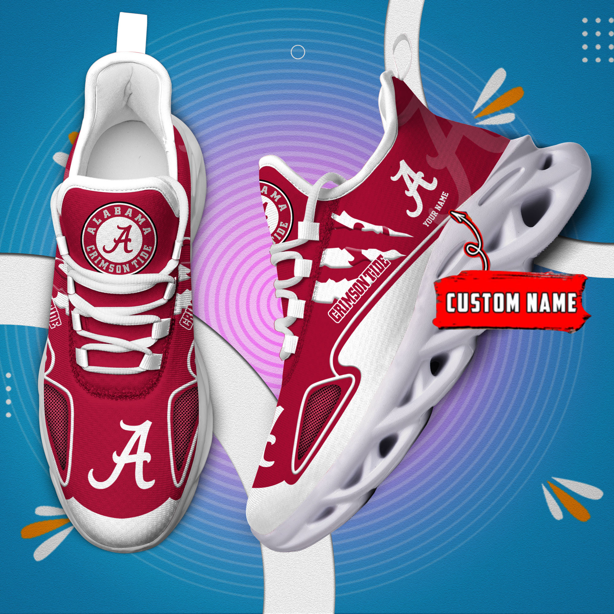 Alabama Crimson Tide Max Soul Shoes