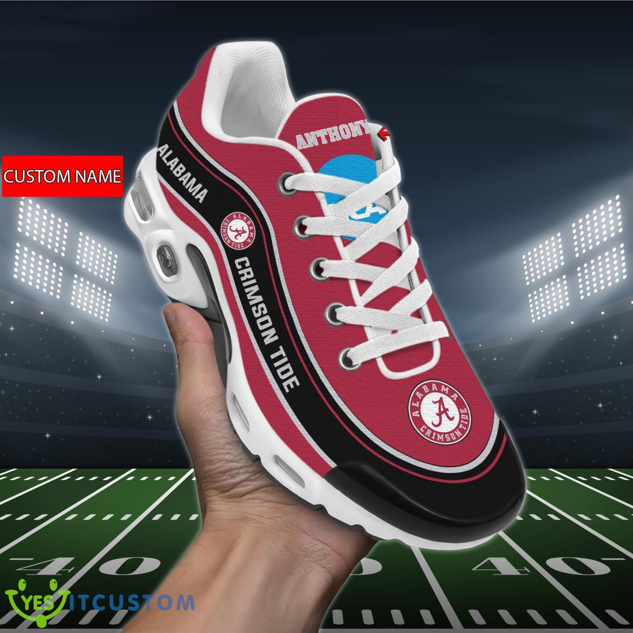 Alabama Crimson Tide NCAA Personalized Name Air Cushion Sports Shoes Sneaker KLTNS220179