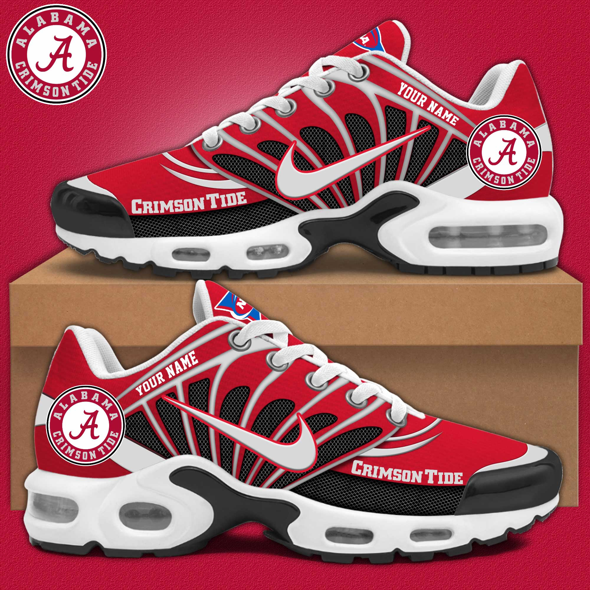 Alabama Crimson Tide Personalized Shoes S516508