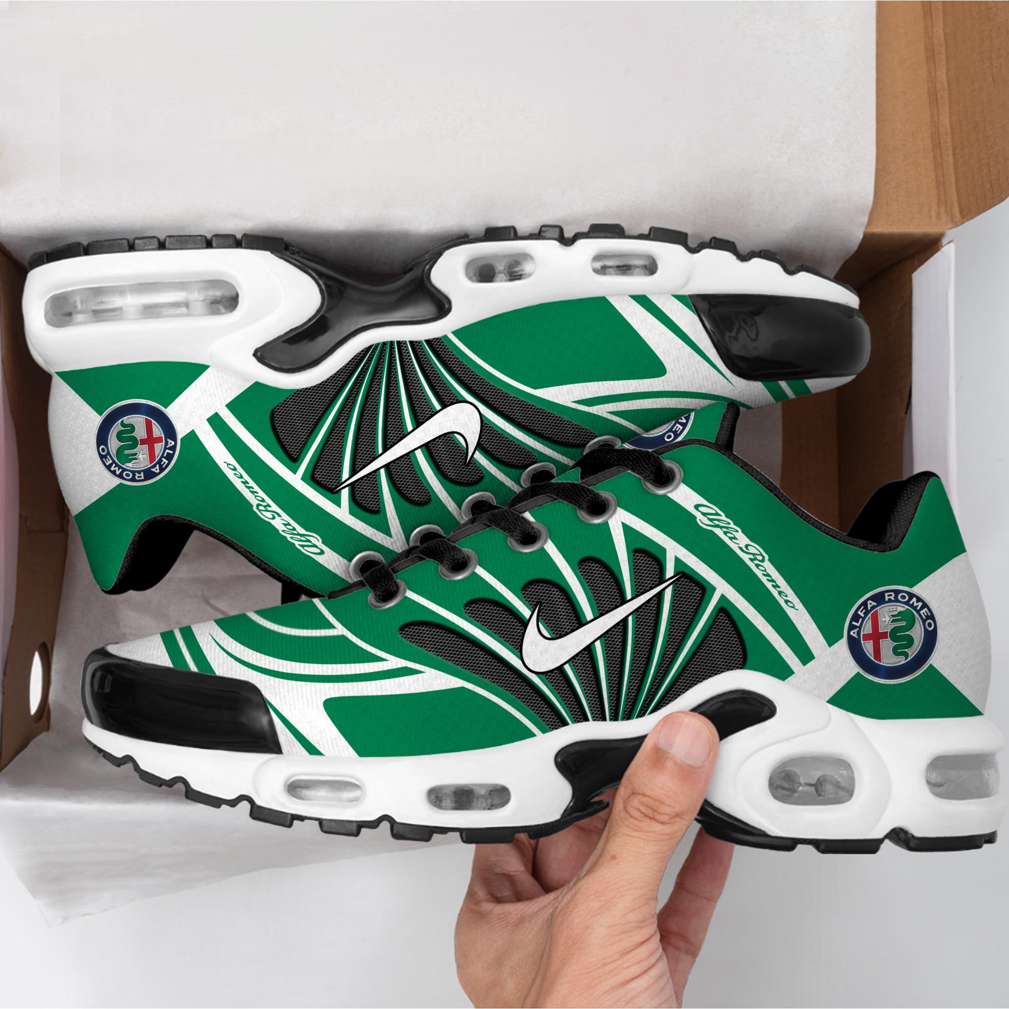 Alfa Romeo Personalized Name Air Cushion Sports Shoes 1114