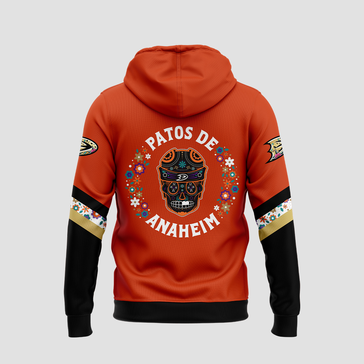 Anaheim Ducks Dia De Los Muertos Pullover Hoodie
