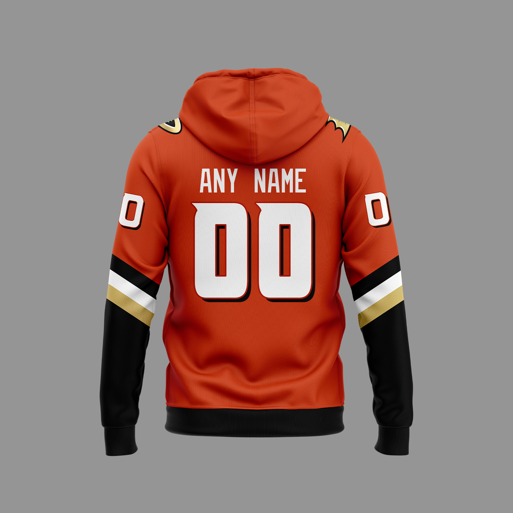 Anaheim Ducks Orange Home Breakaway Hoodie