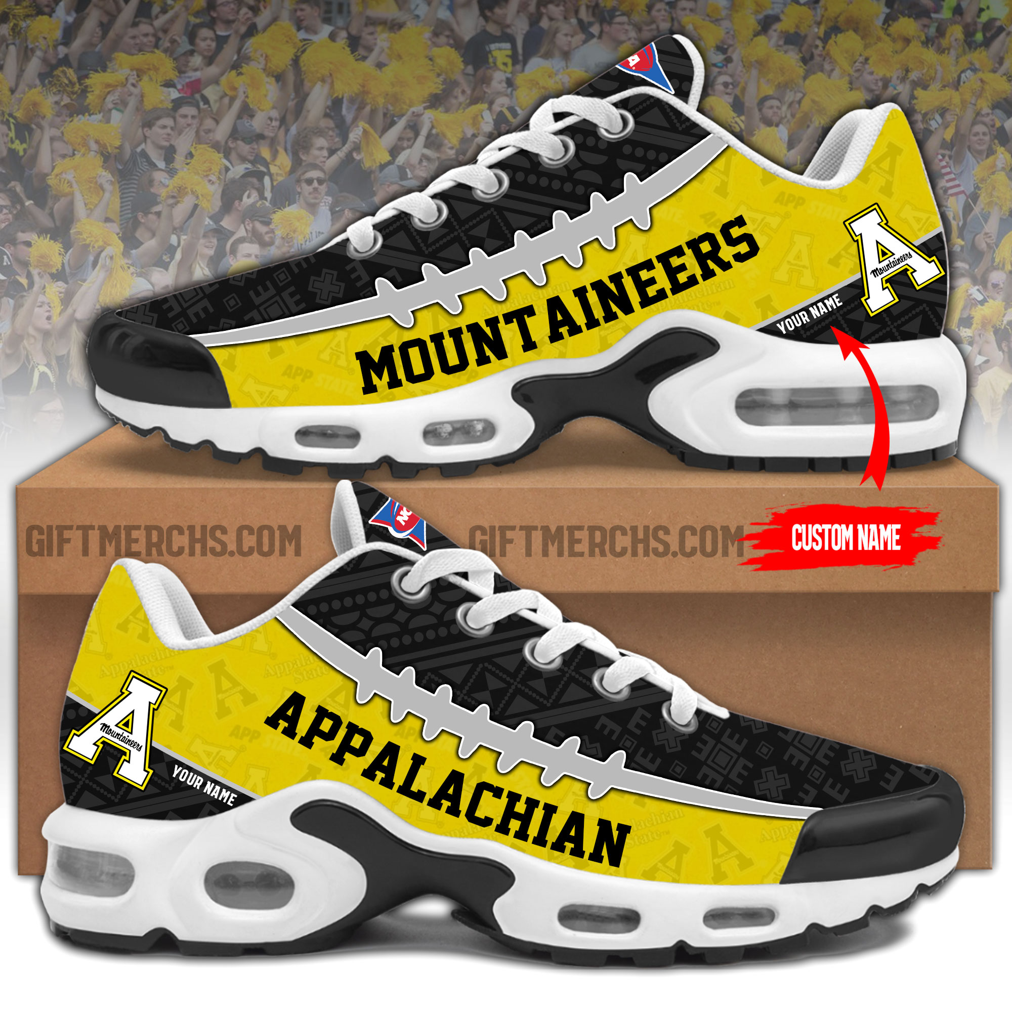 Appalachian State Personalized Shoes