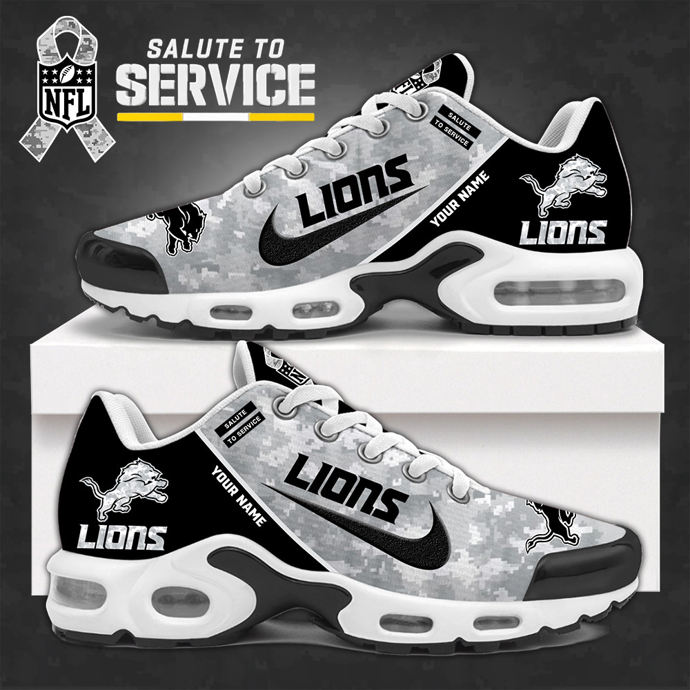 Arctic Camo Detroit Lions Salute to Service Club Shoes