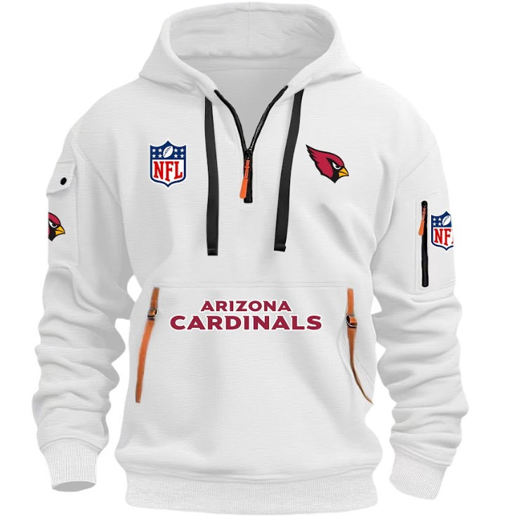 ARIZONA CARDINALAS - HOODIE HALF ZIPPER - QTA405111340