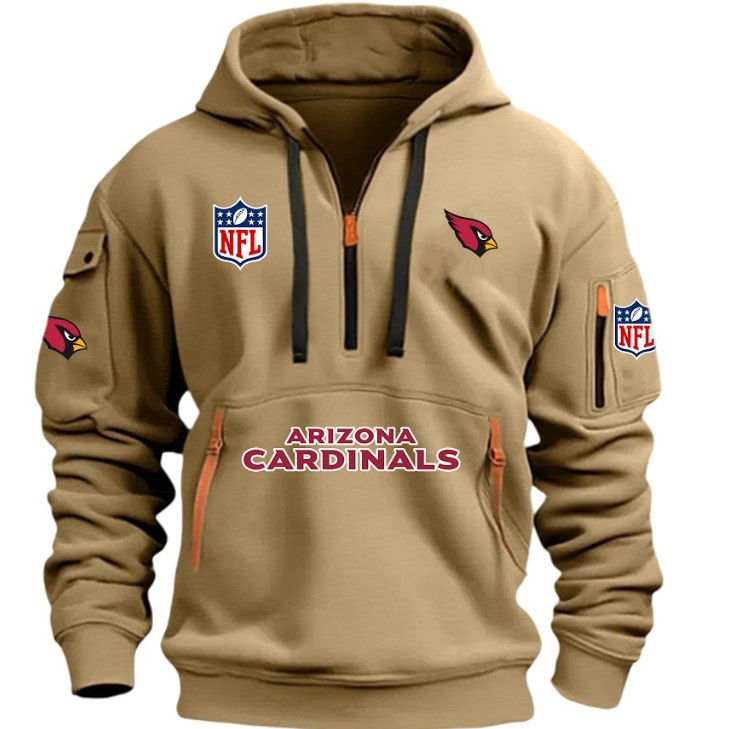 ARIZONA CARDINALAS - HOODIE HALF ZIPPER - QTA405111340