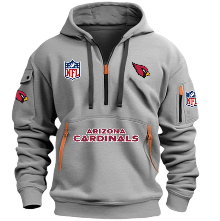 ARIZONA CARDINALAS - HOODIE HALF ZIPPER - QTA405111340
