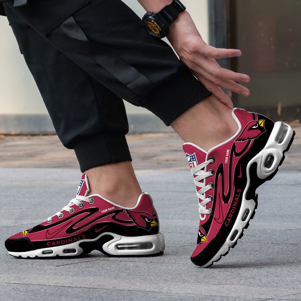 Arizona Cardinals-Best Gift For Fans Double Swoosh Personalized H56 Shoes-SP28122301ID02DS01