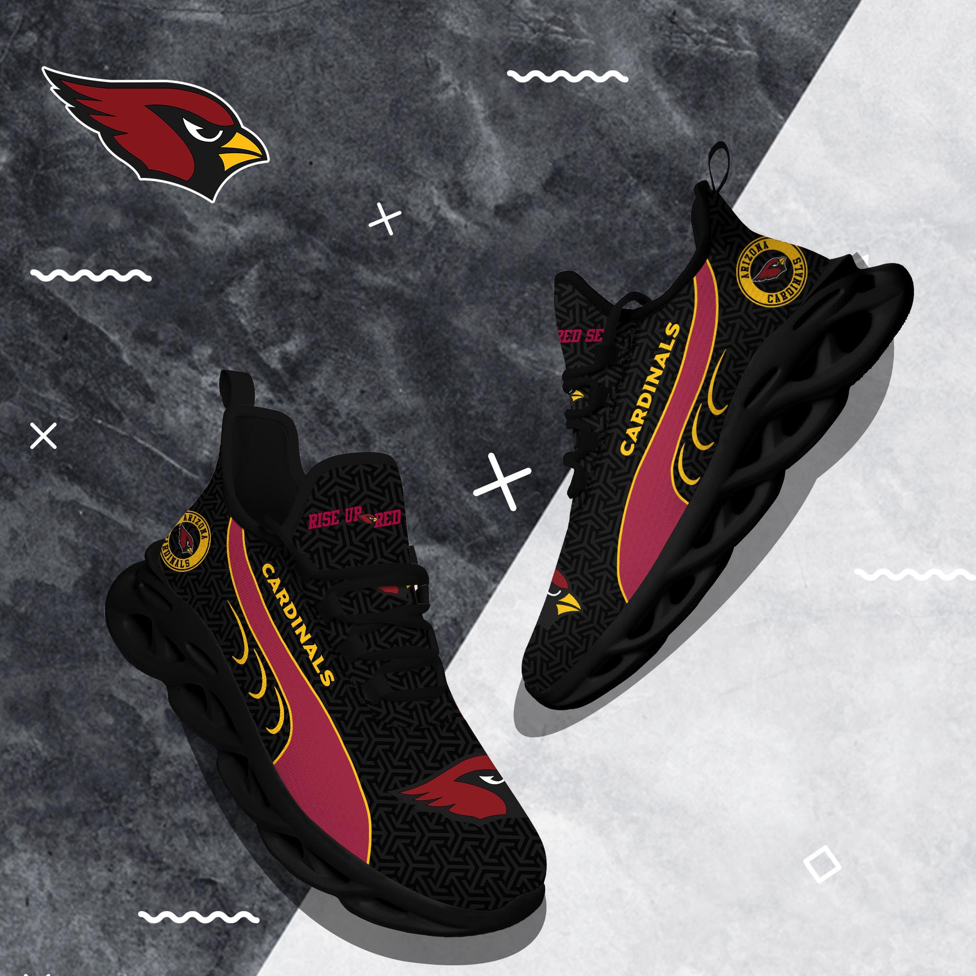 Arizona Cardinals Clunky Shoes T-42107