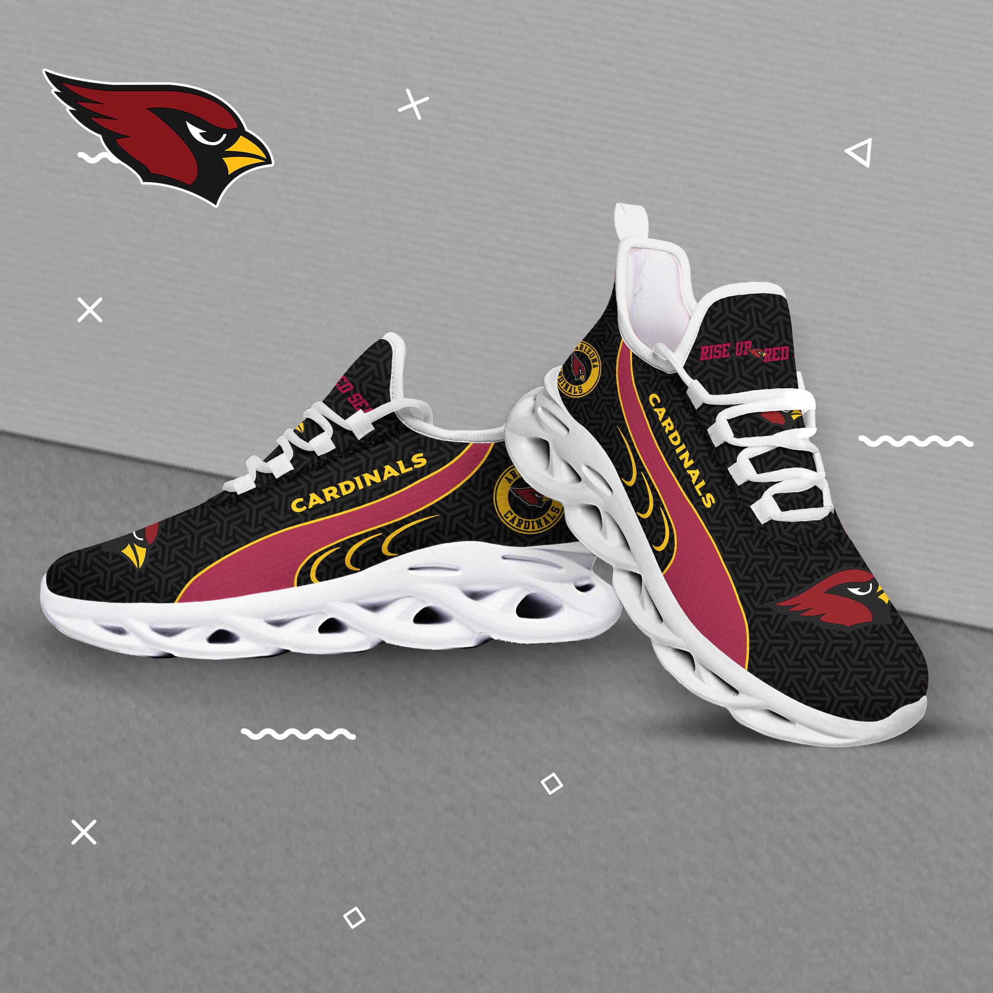 Arizona Cardinals Clunky Shoes T-42107