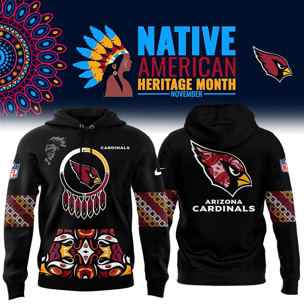 Arizona Cardinals Native American Heritage Month Premium Pullover Hoodie