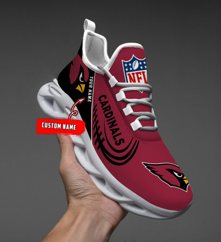 Arizona Cardinals Shoes Custom Max Soul Shoes V06