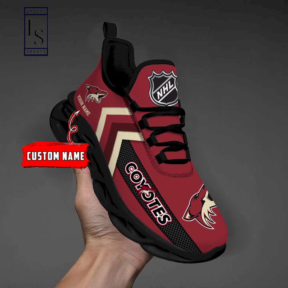 Arizona Coyotes NHL Personalized Max Soul Shoes