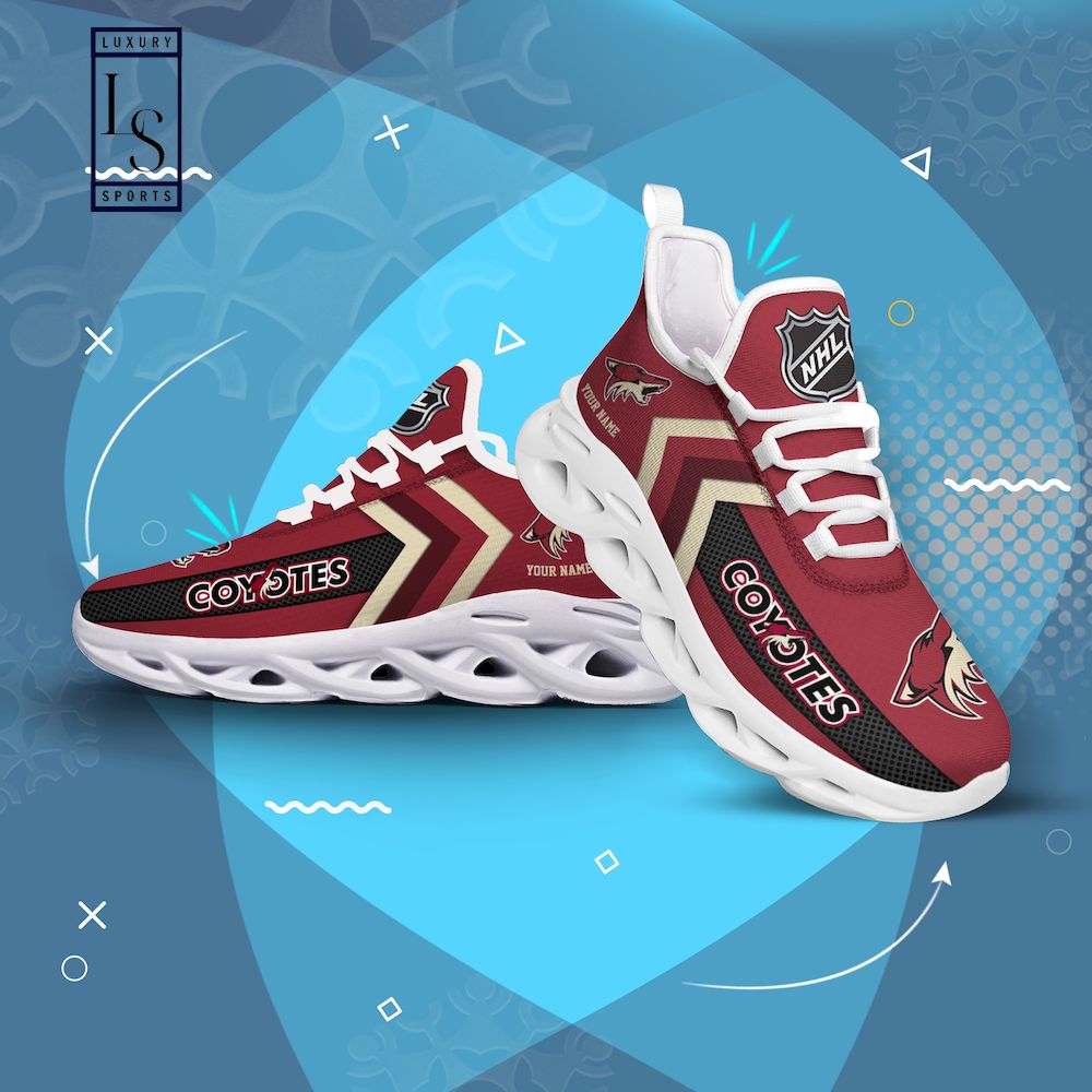 Arizona Coyotes NHL Personalized Max Soul Shoes