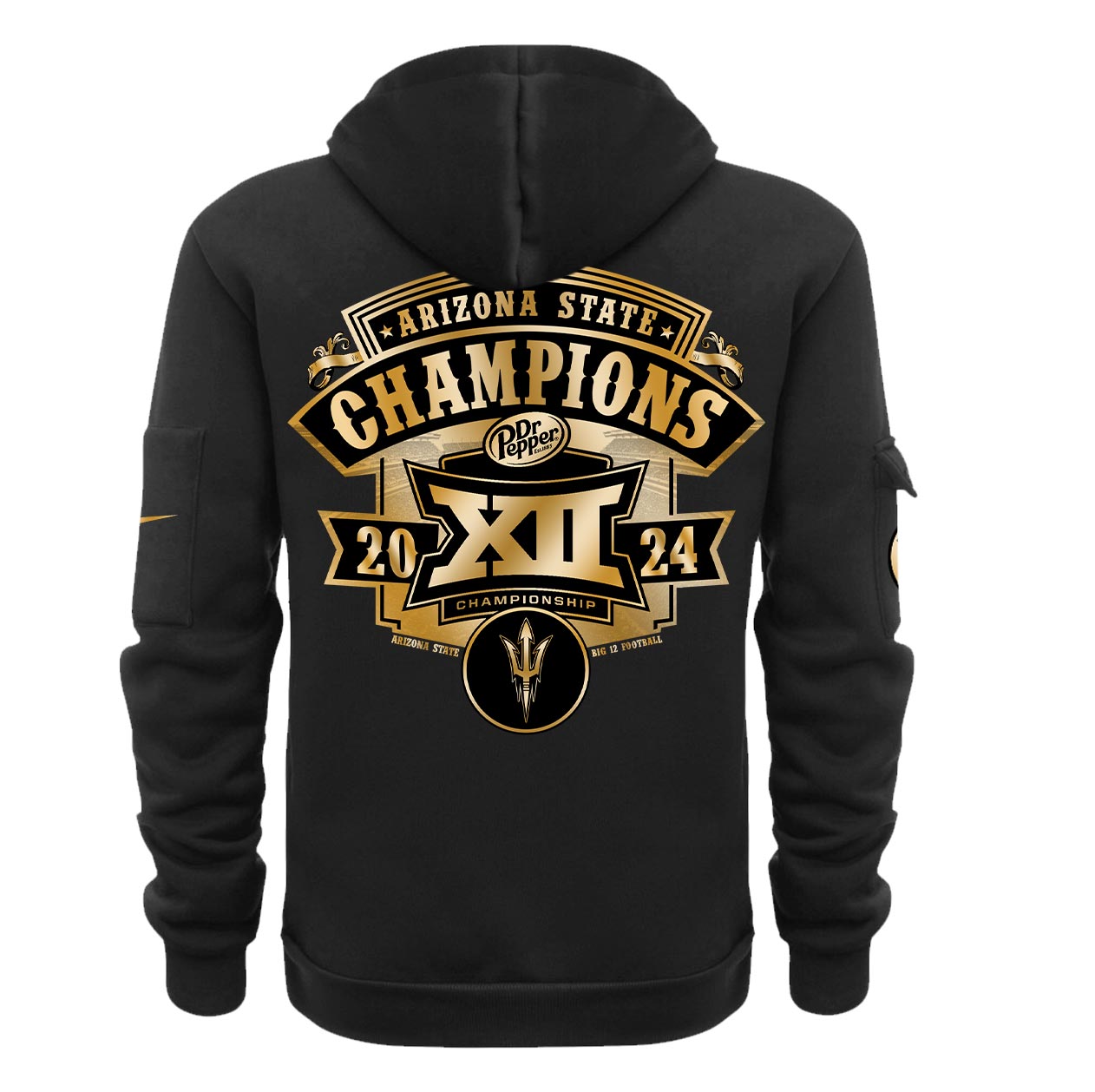 Arizona State Football Champions Big 12 New Hoodie V2