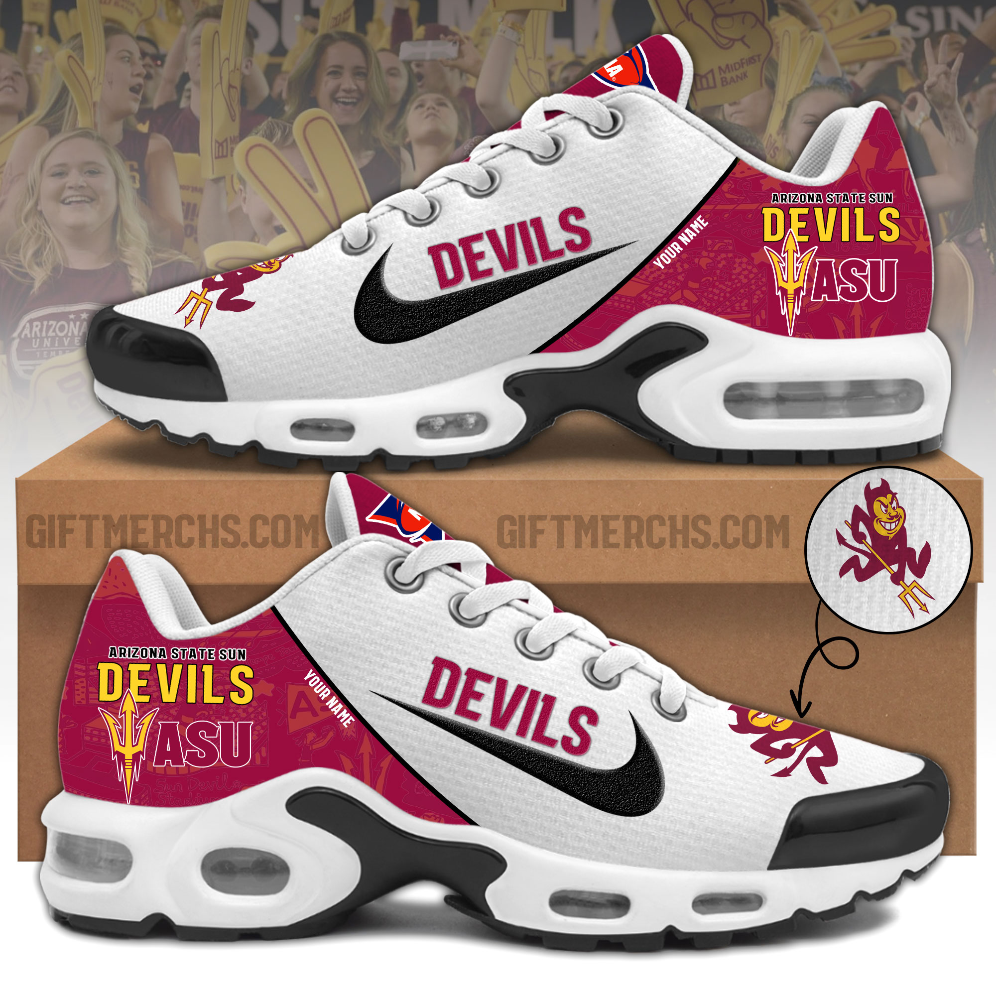 Arizona State Personalized Shoes