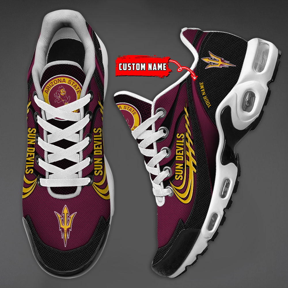 Arizona State Sun Devils Personalized Name Air Cushion Sports Shoes Sneaker KLTNS220527