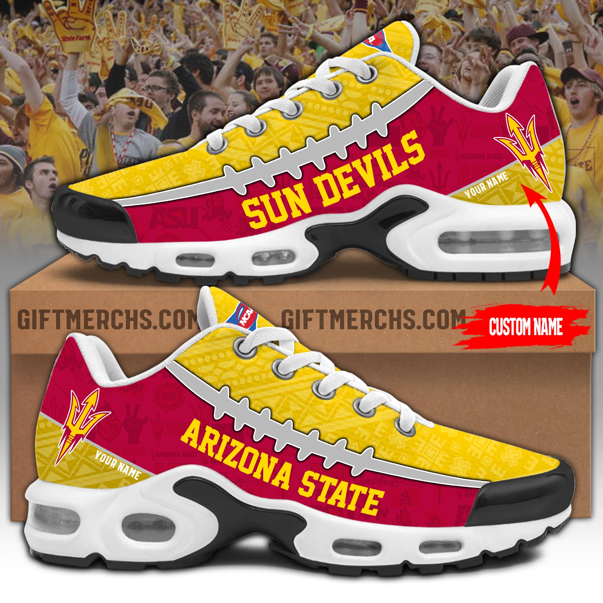 Arizona State Sun Devils Personalized Shoes