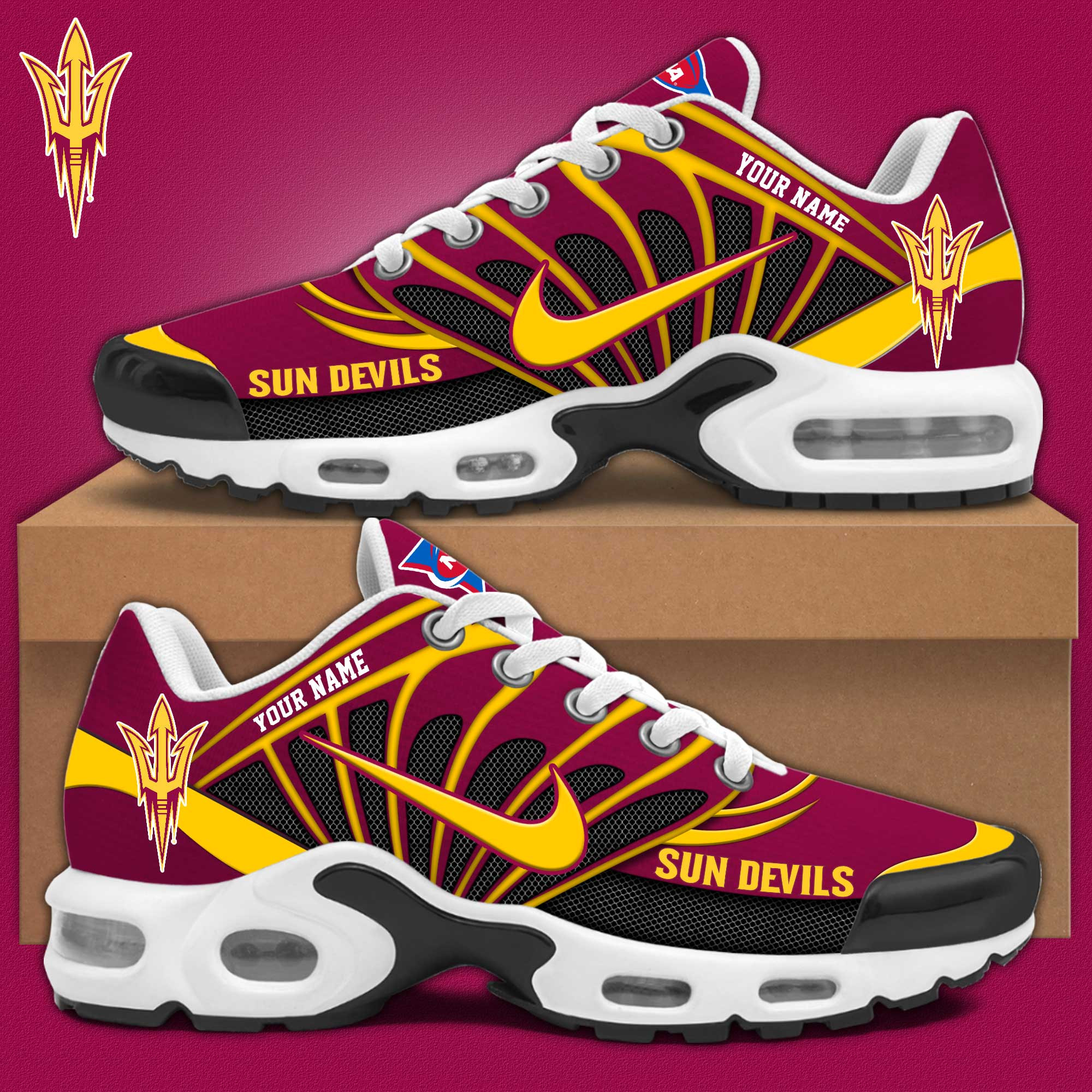 Arizona State Sun Devils Personalized Shoes S516508
