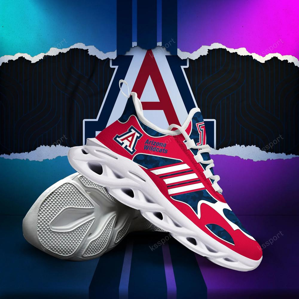 Arizona Wildcats Max Soul Clunky, Camo Running Sneakers For Fan Ever