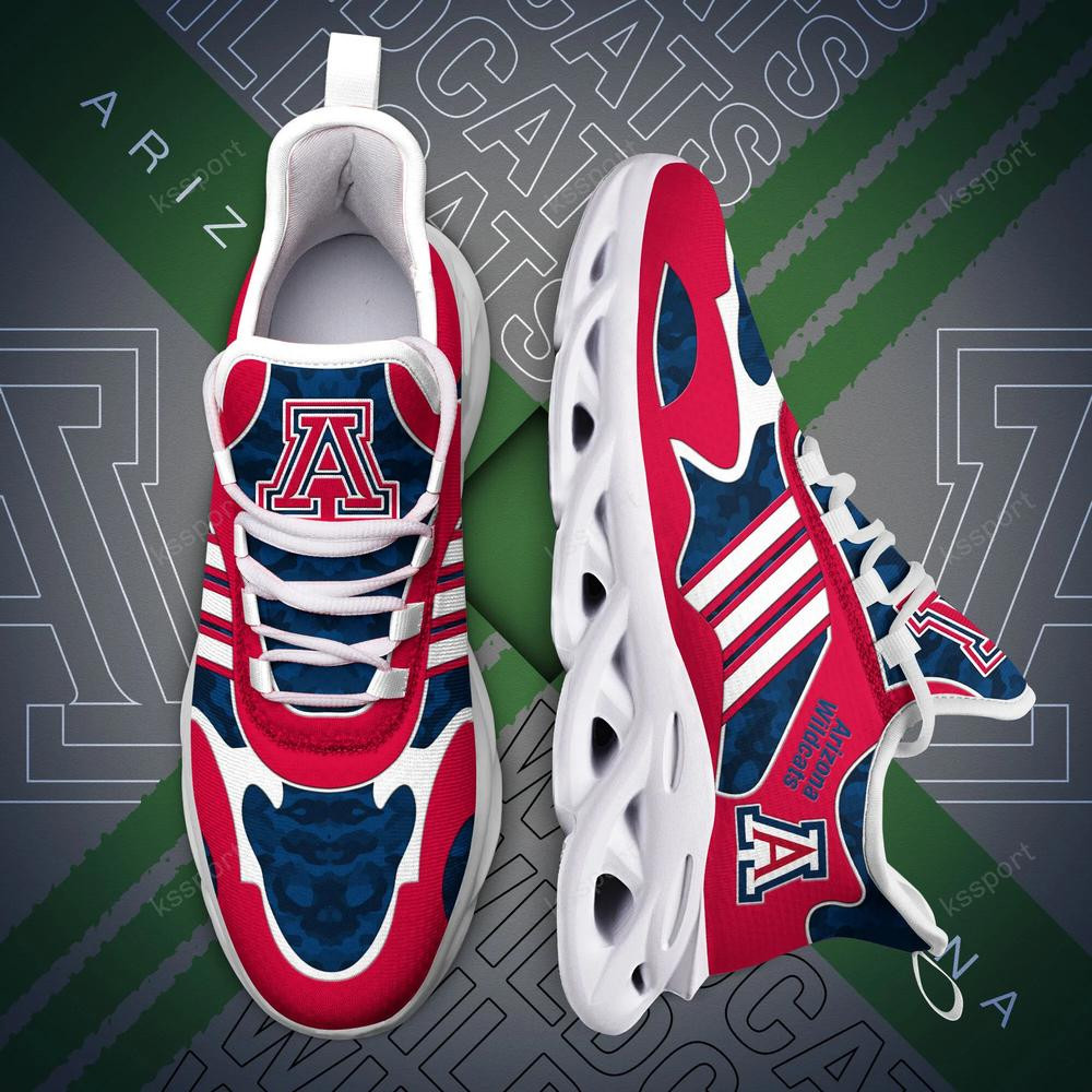 Arizona Wildcats Max Soul Clunky, Camo Running Sneakers For Fan Ever