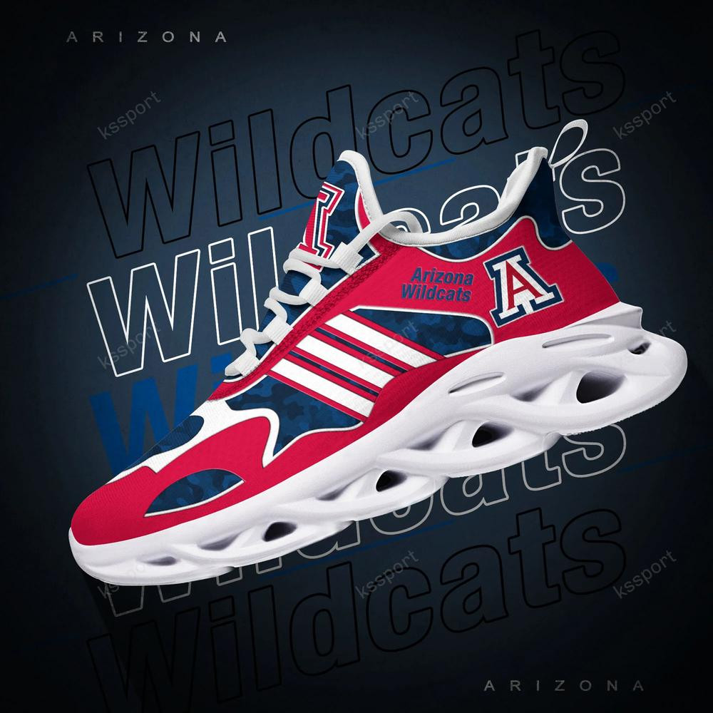 Arizona Wildcats Max Soul Clunky, Camo Running Sneakers For Fan Ever
