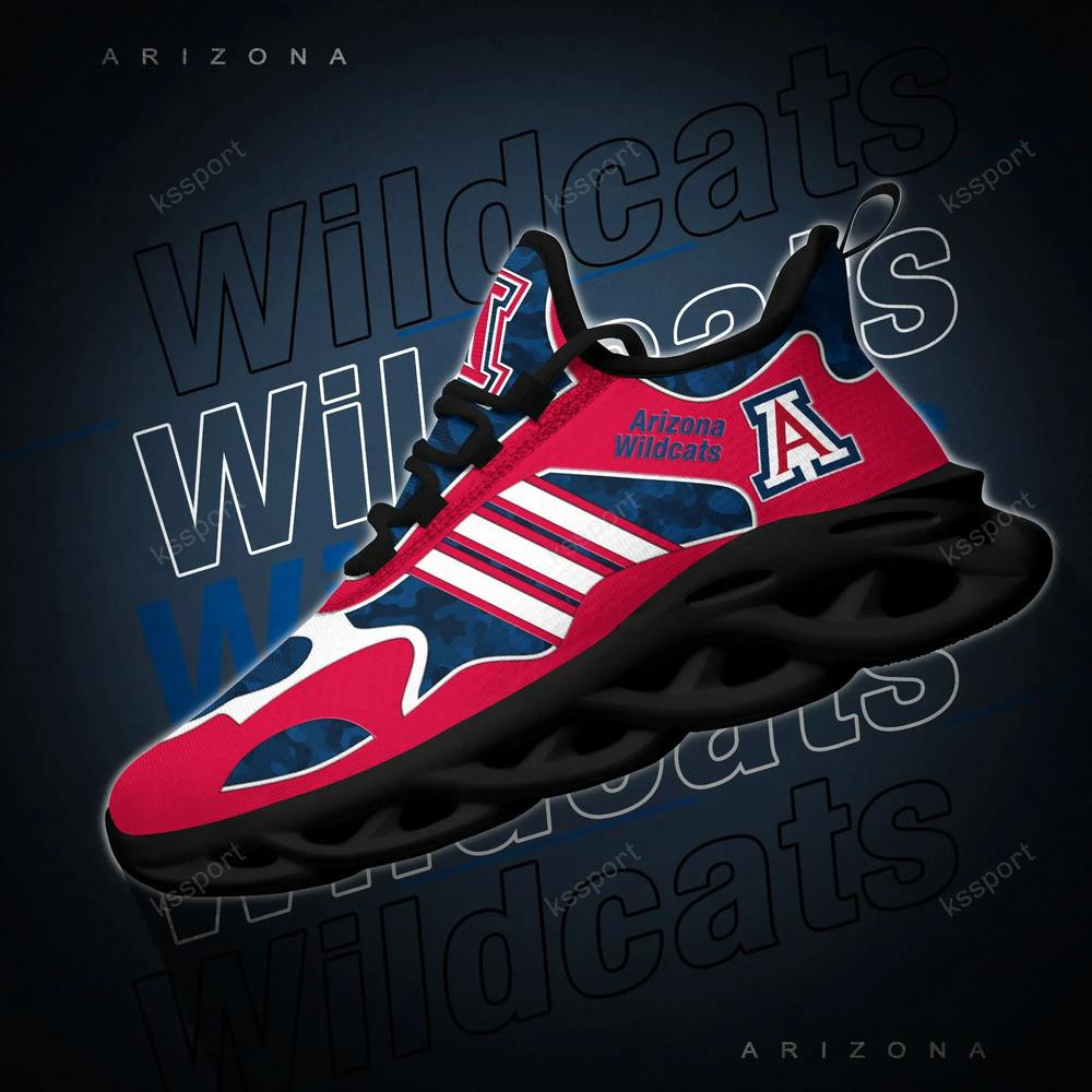 Arizona Wildcats Max Soul Clunky, Camo Running Sneakers For Fan Ever