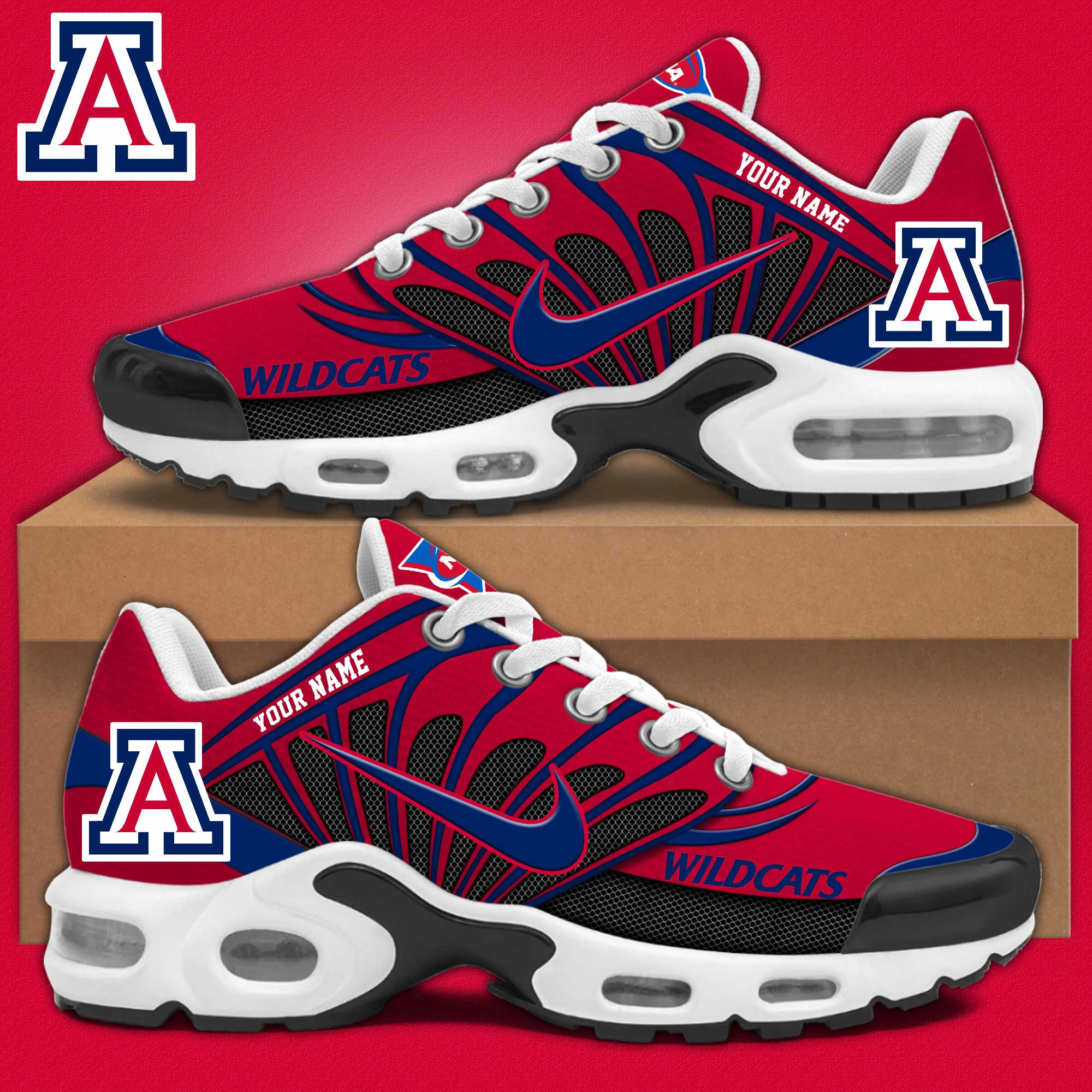 Arizona Wildcats Personalized Shoes S516508