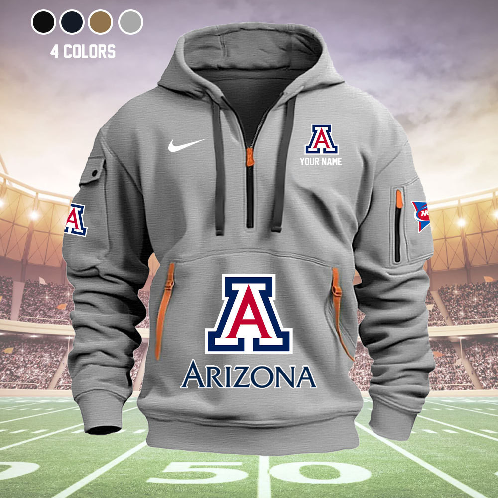 Arizona Wildcats Quarter Zip Hoodie