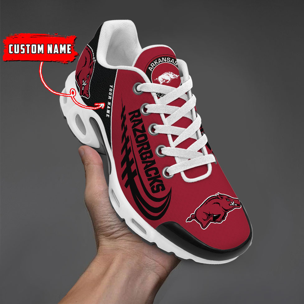 Arkansas Razorbacks Custom Name TN Shoes DS001