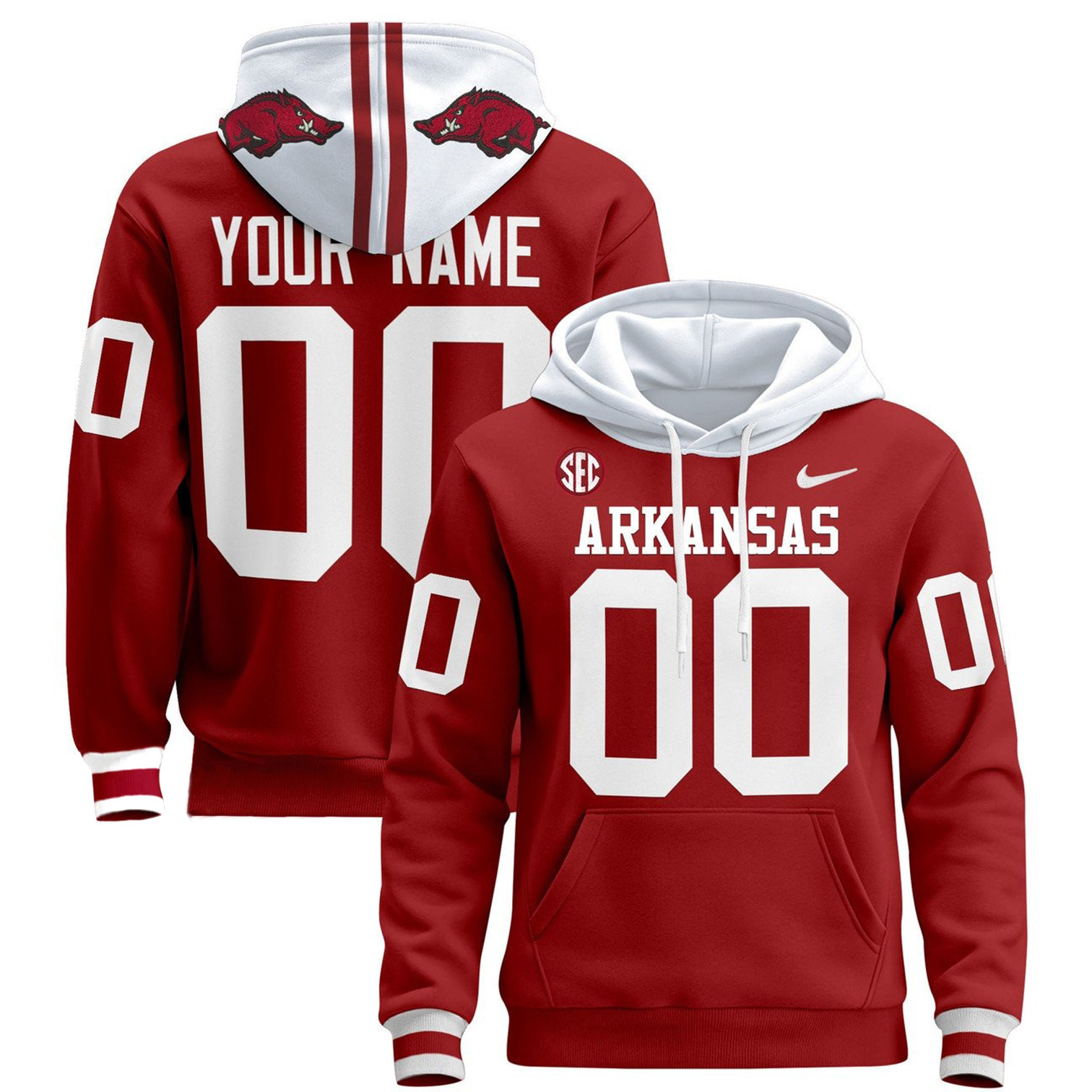 Arkansas Razorbacks Football Hoodie